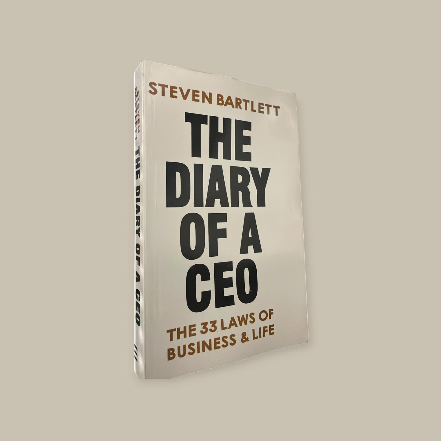 The Diary of a CEO: The 33 Laws of Business and Life Book by Steven Bartlett