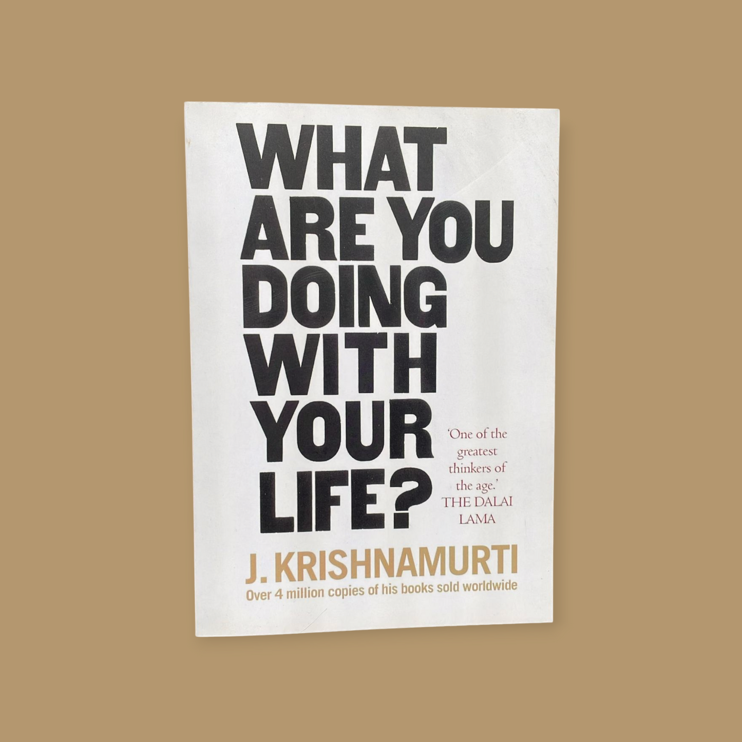 What Are You Doing With Your Life? by J. Krishnamurti