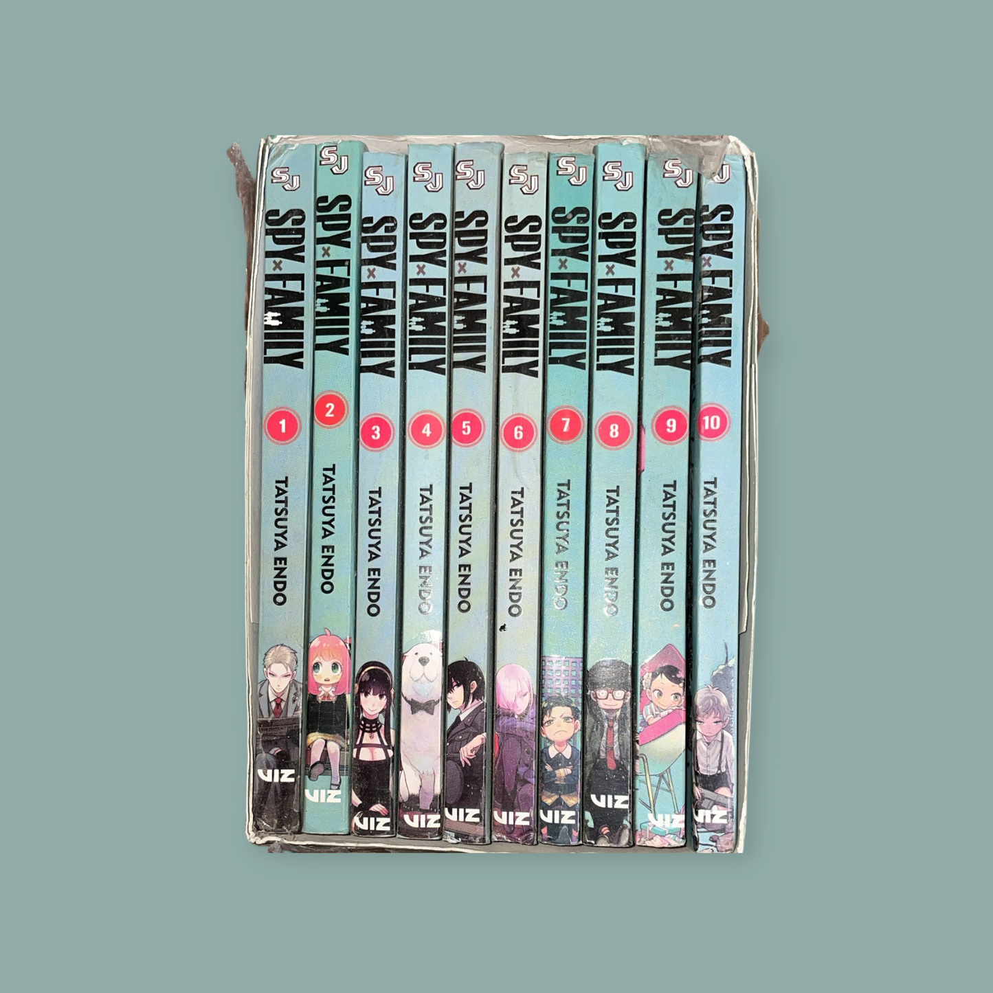 Spy X Family Volumes 1 - 10 Books Set Collection Set By Tatsuya Endo Manga Spy x Family, Vol. 1 to 10 (Spy x Family Volume 1-10 BOX SET) Paperback