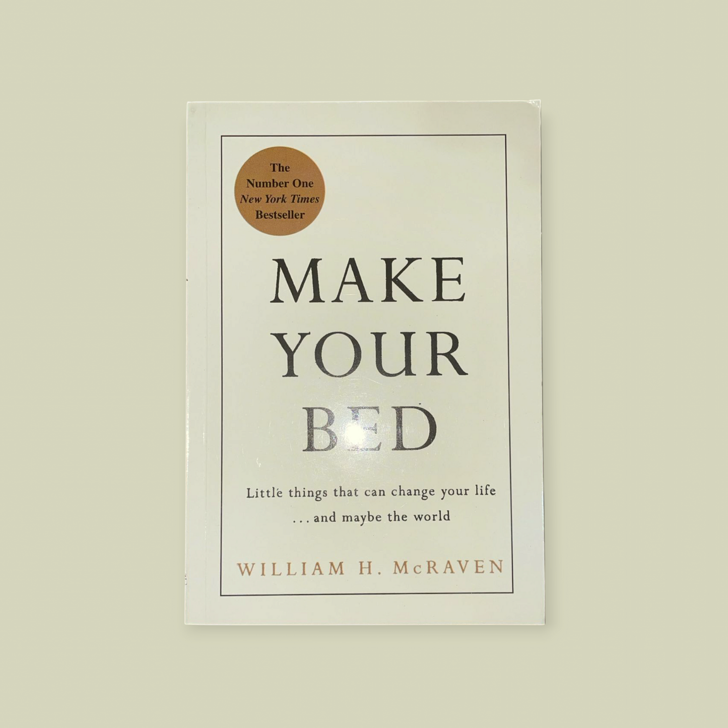 Make Your Bed Book by William H. McRaven