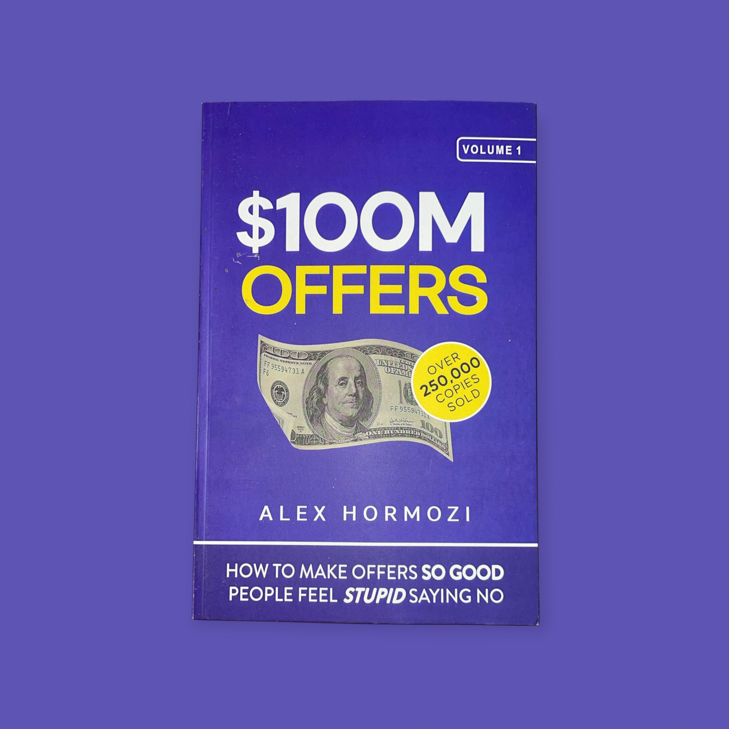 $100M Offers: How to Make Offers So Good People Feel Stupid Saying No Book by Alex Hormozi