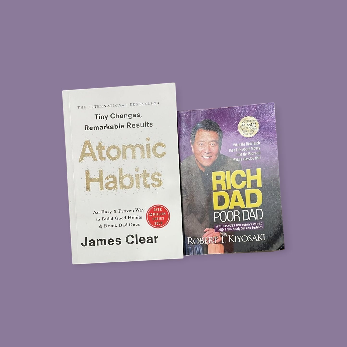 Combo of 2 Books ( Rich Dad Poor Dad + Atomic Habits )