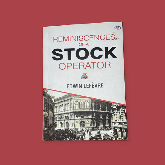 Reminiscences of a Stock Operator Book by Edwin Lefèvre