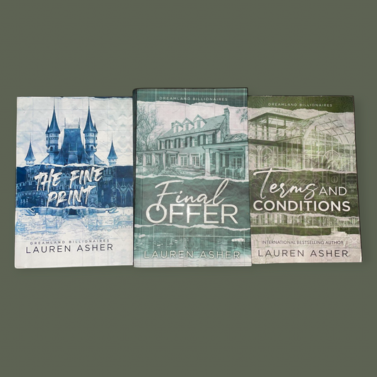 The Fine Print + Terms and Conditions + The Final Offer (Dreamland Billionaires Series Set of 3 Books) [Paperback]