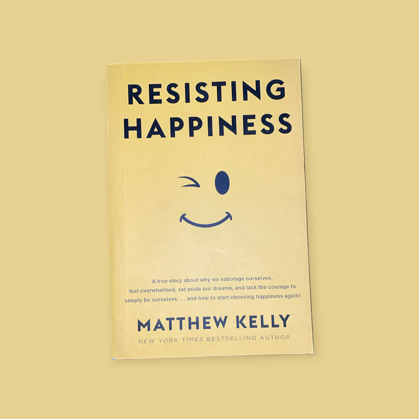 Resisting Happiness Book by Matthew Kelly