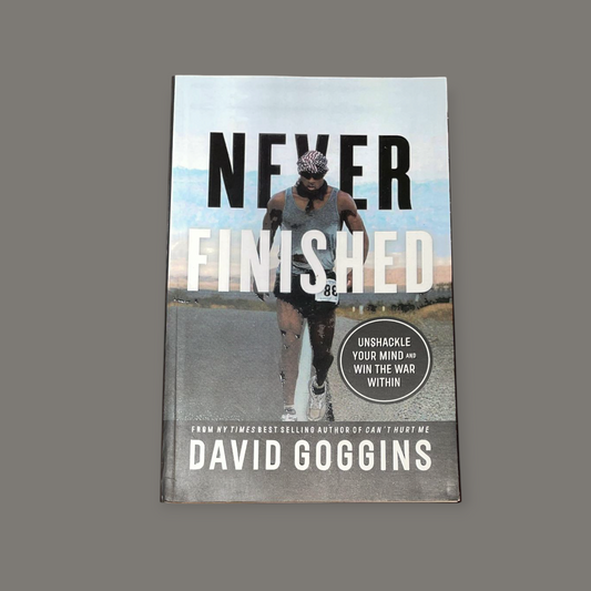 Never Finished: Unshackle Your Mind and Win the War Within Book by David Goggins